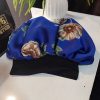 Floral Royal Blue Double Layered