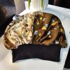 Double Layered Floral Jungle Green Beige