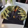 Double Layered Floral Jungle Green