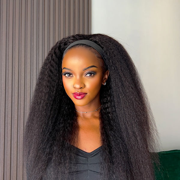 Kinky Straight Human Hair Wig HG.2 - Image 6
