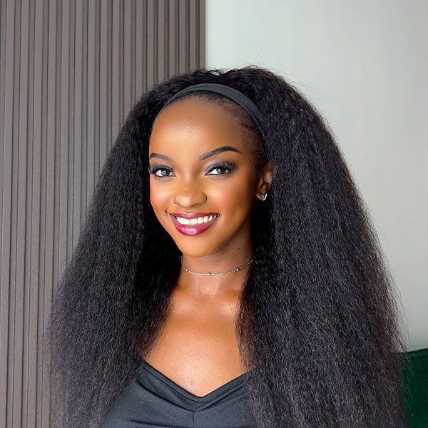 Kinky Straight Human Hair Wig HG.2 - Image 5