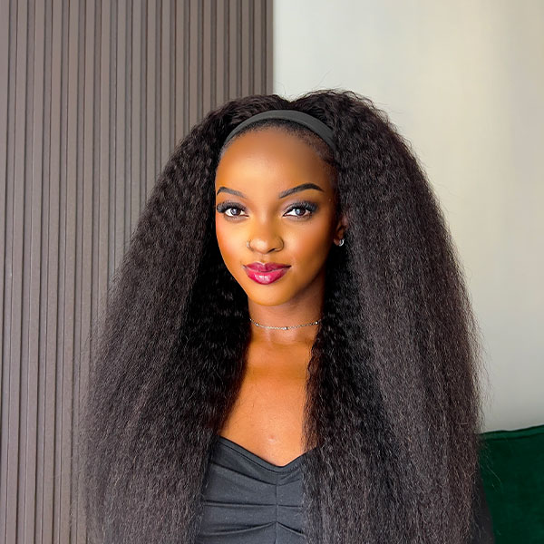 Kinky Straight Human Hair Wig HG.2 - Image 7