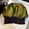 Plain Dark Jungle Green Double Layered